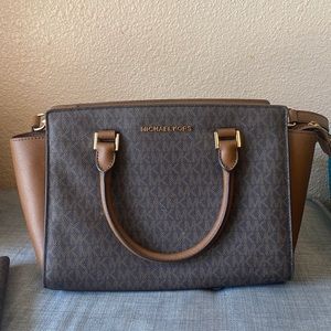 Michael lots tote purse  , used no longer use big bags like this